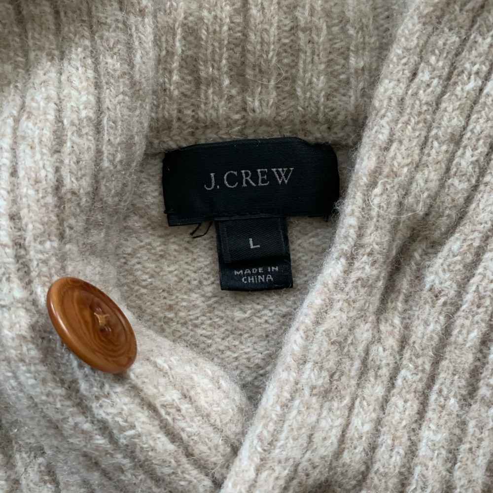 NWOT J.Crew Lambswool Pullover Sweater Size Large - Picture 2 of 6